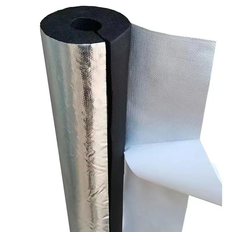 Aluminum Foil Composite Rubber-Plastic Insulation Tube factory Aluminum Foil Composite Rubber-Plastic Insulation Tube factory